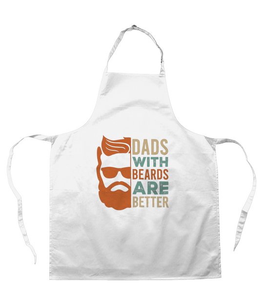 Fathers Day Apron Dad's With Beards Are Better