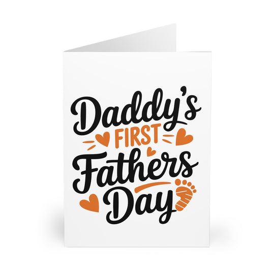 Fathers Day Card Dads First Fathers Day  F