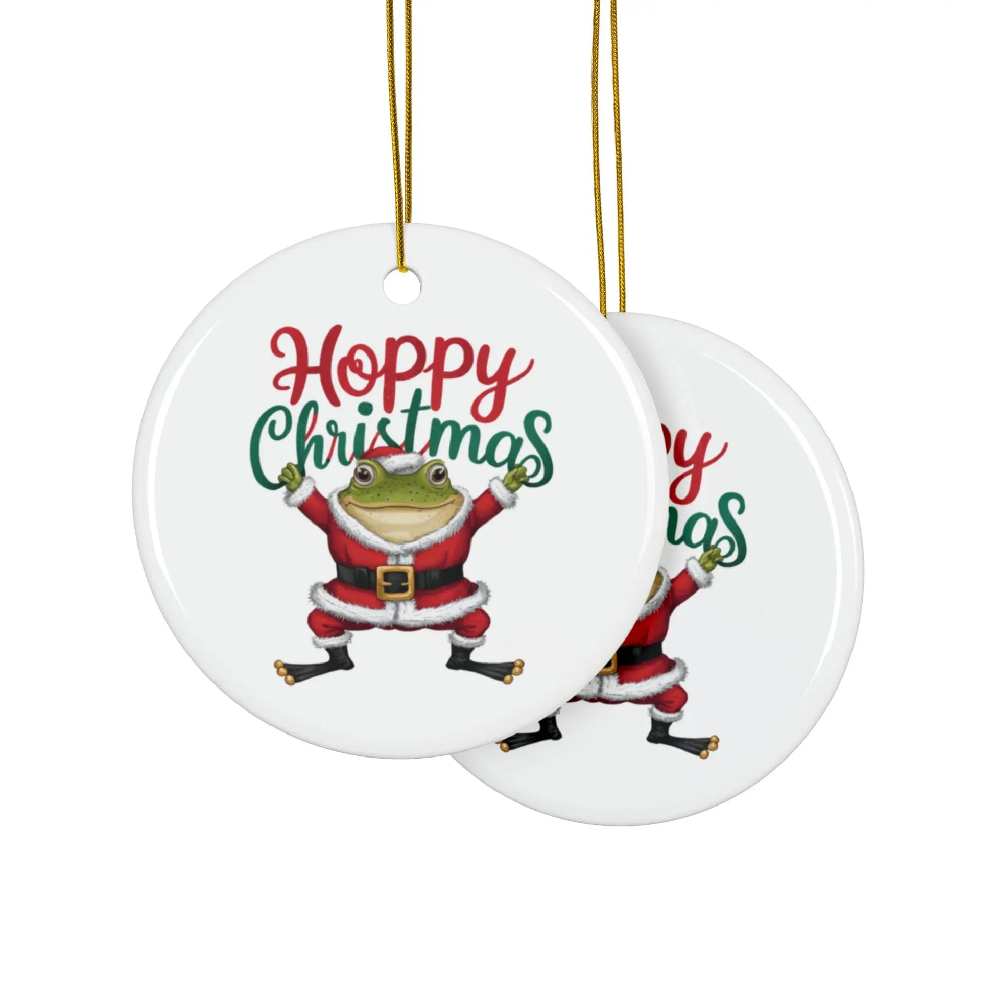 Context Frog Hoppy Christmas Christmas Tree Ornament