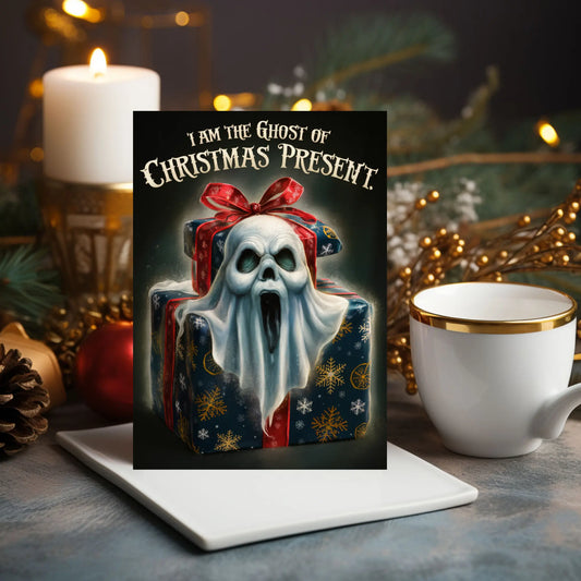 Funny Christmas Card The Ghost Of Christmas Present