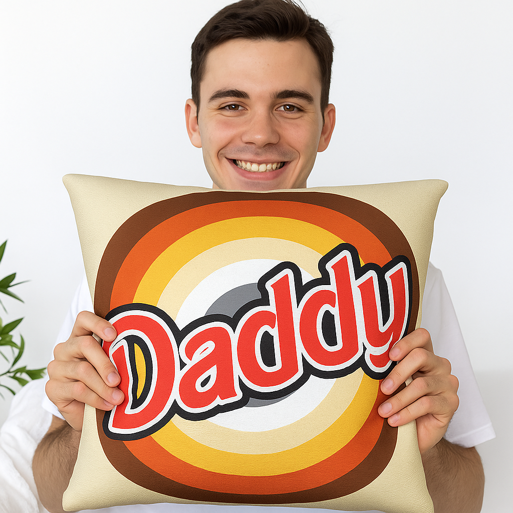 Funny Gay Cushion Cover Daddy 45cm x 45cm
