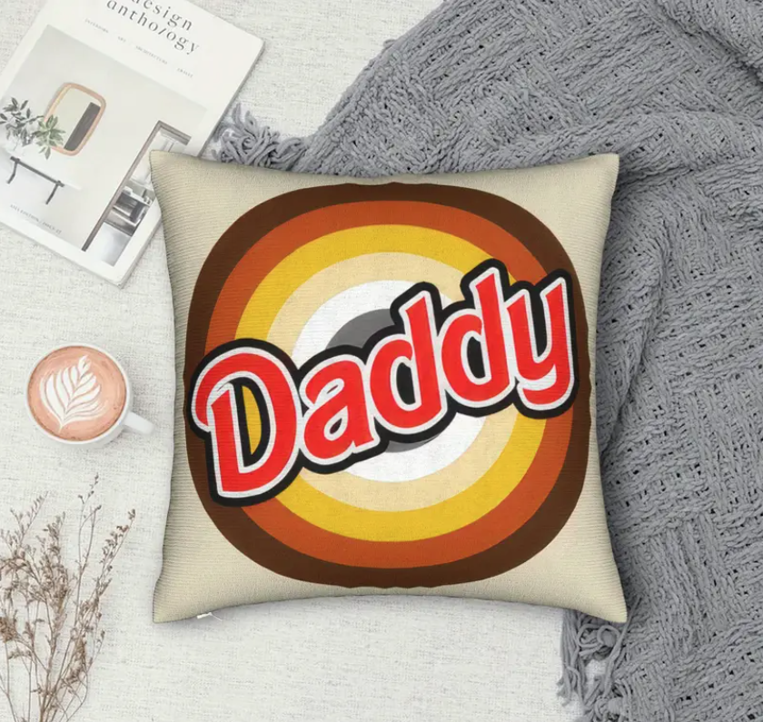 Funny Gay Cushion Cover Daddy 45cm x 45cm