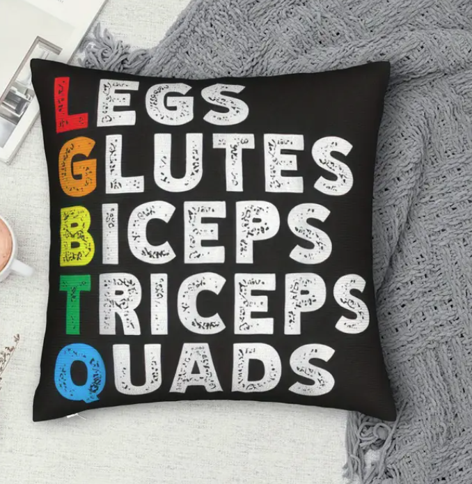 Funny Gay Cushion Cover LGBTQ 45cm x 45cm 