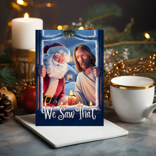Funny Jesus Christmas Card We Saw That