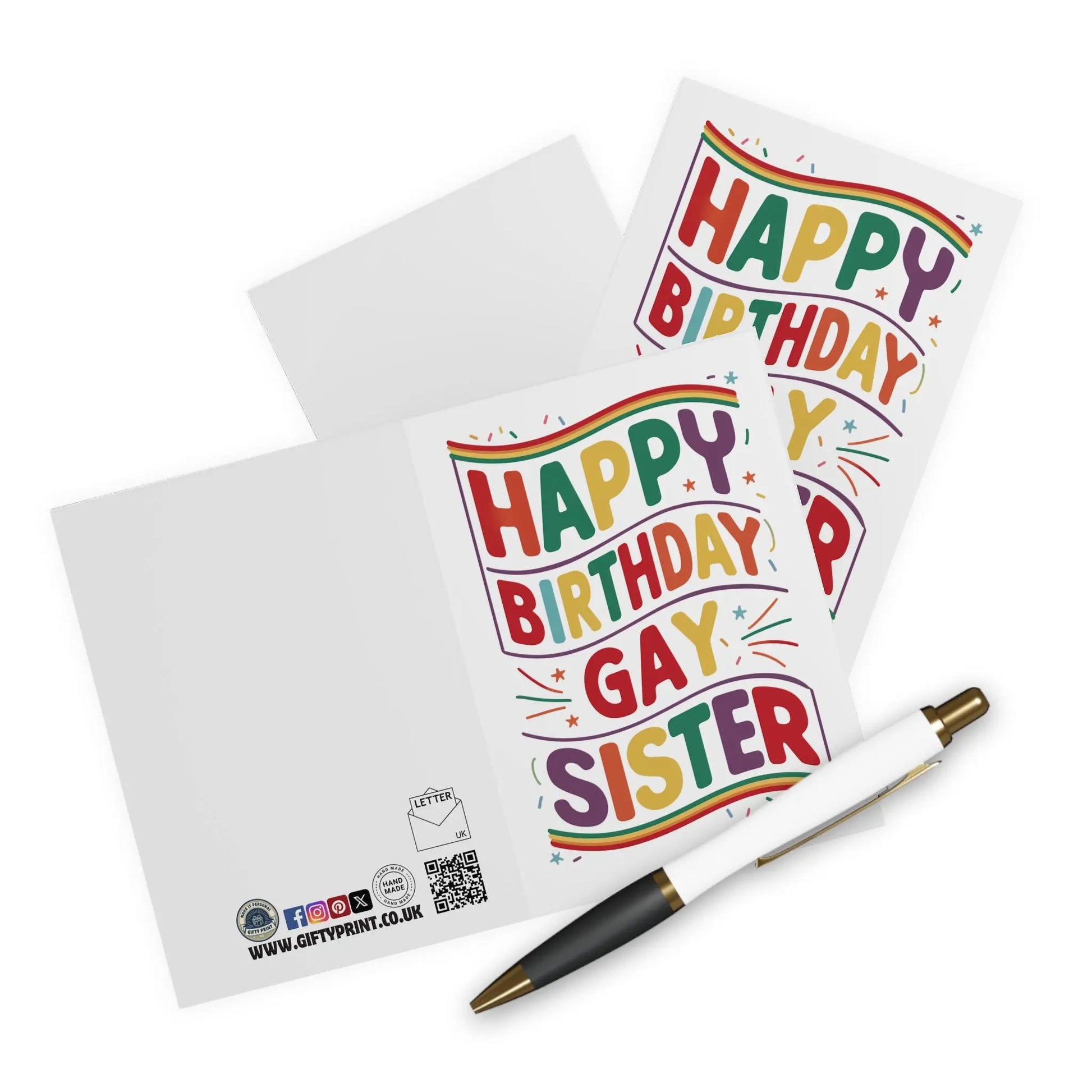 Gay Birthday Card Happy Birthday Gay Sister | Gifty Print gay-birthday-card-happy-birthday-gay-sister-gifty-print