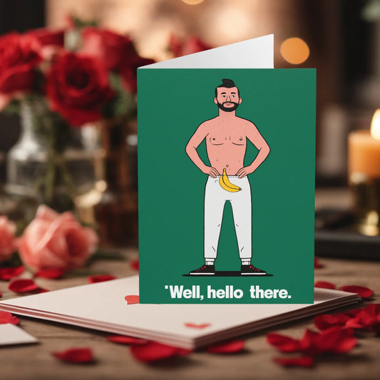 Gay Valentines Day Card Well Hello There