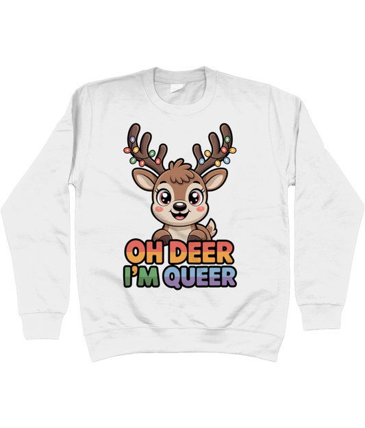 Gay Christmas Jumper Oh Deer I'm Queer
