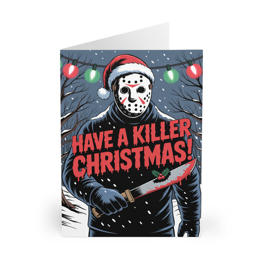 Jason Horror Christmas Card Have A Killer Christmas