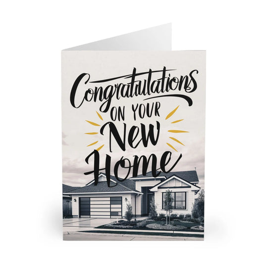front New Home Card Congratulations On Your New Home
