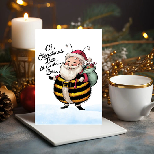 Oh Christmas Bee Oh Christmas Bee Christmas Card