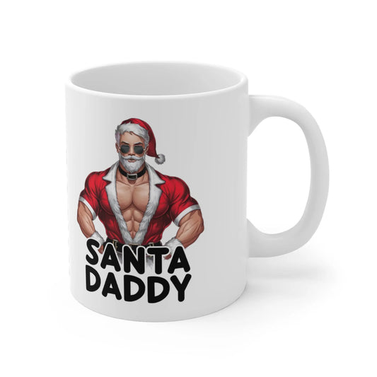 Right Personalised Santa Daddy Gay Christmas Mug