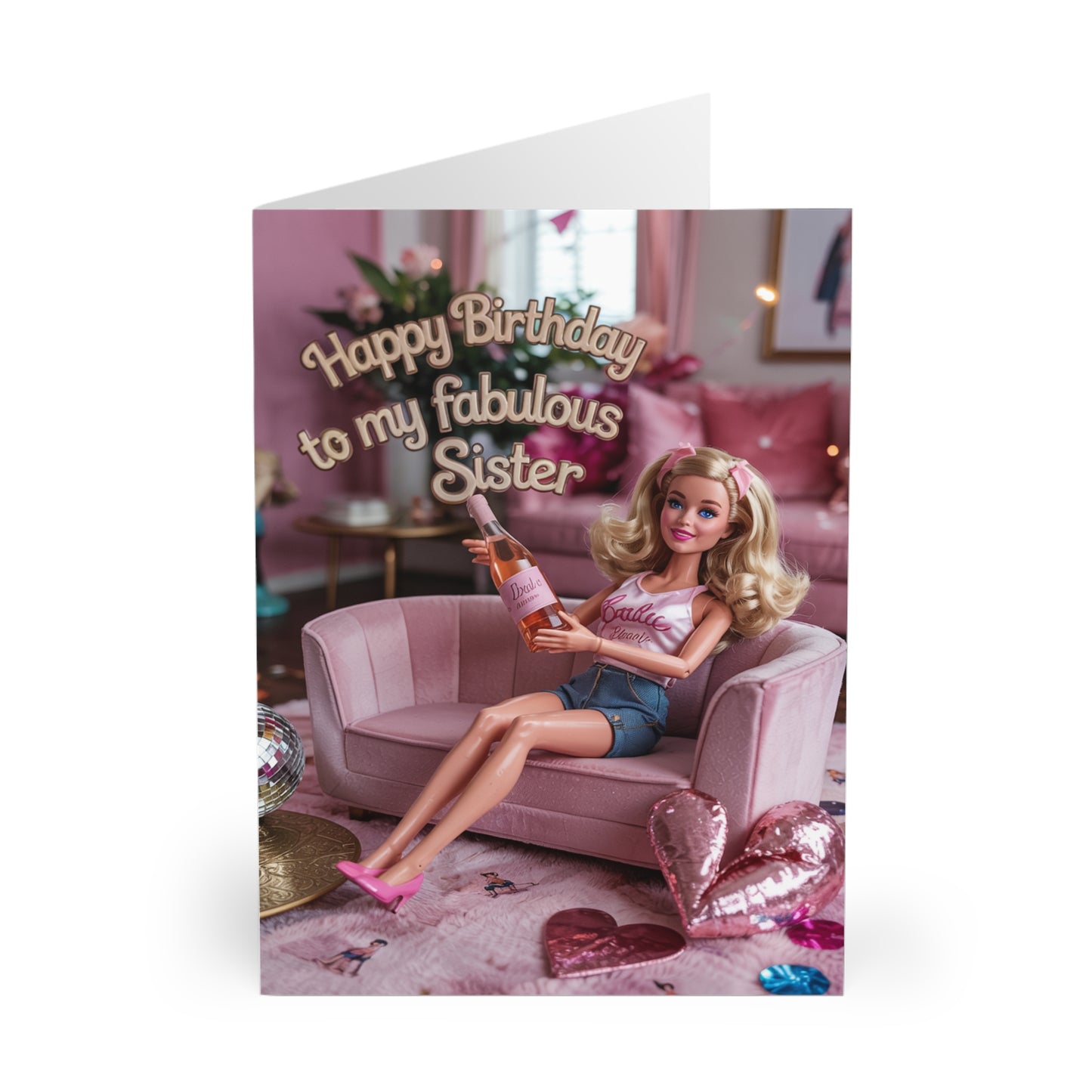 Sister Birthday Card Happy Birthday To My Fabulous Sister front