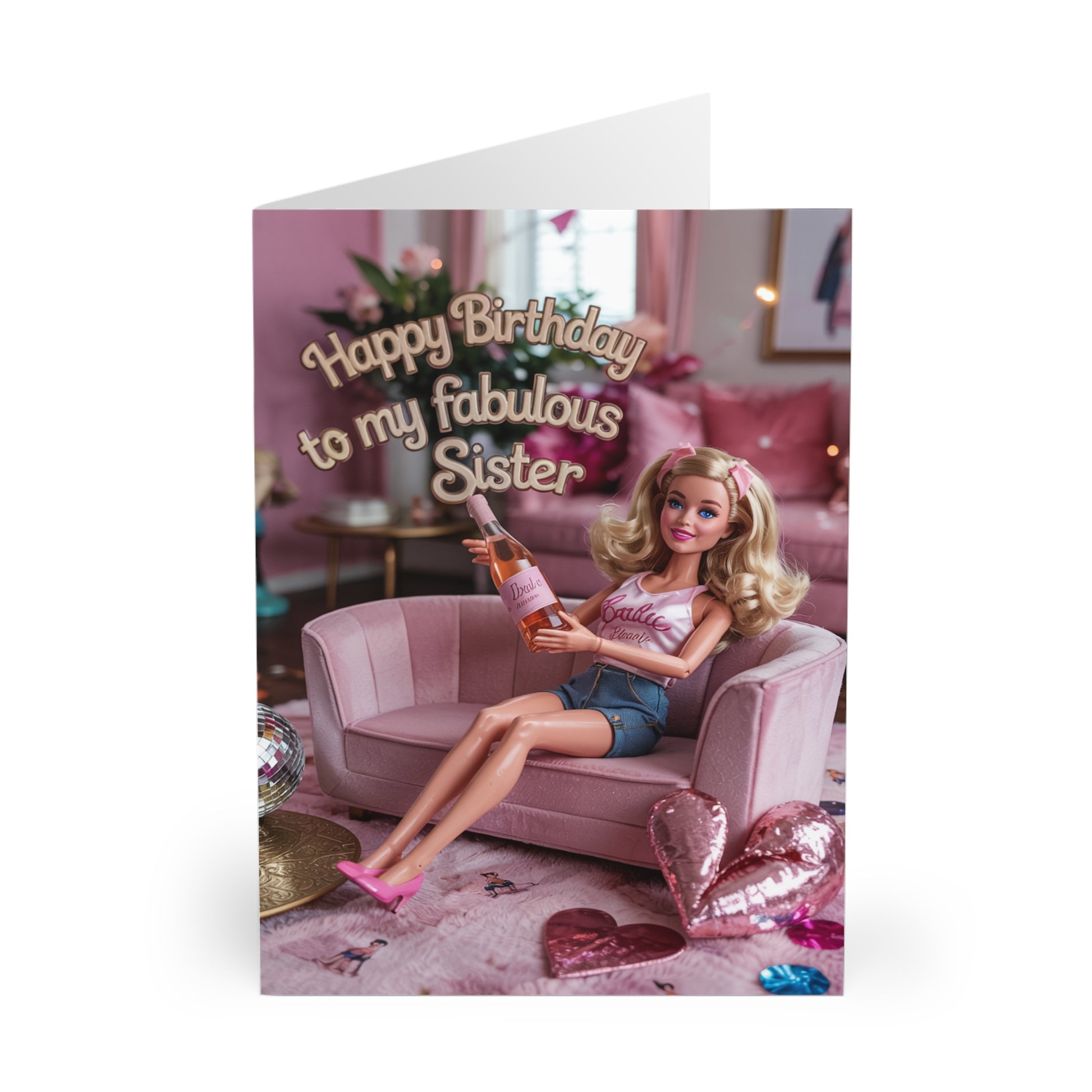 Sister Birthday Card Happy Birthday To My Fabulous Sister front