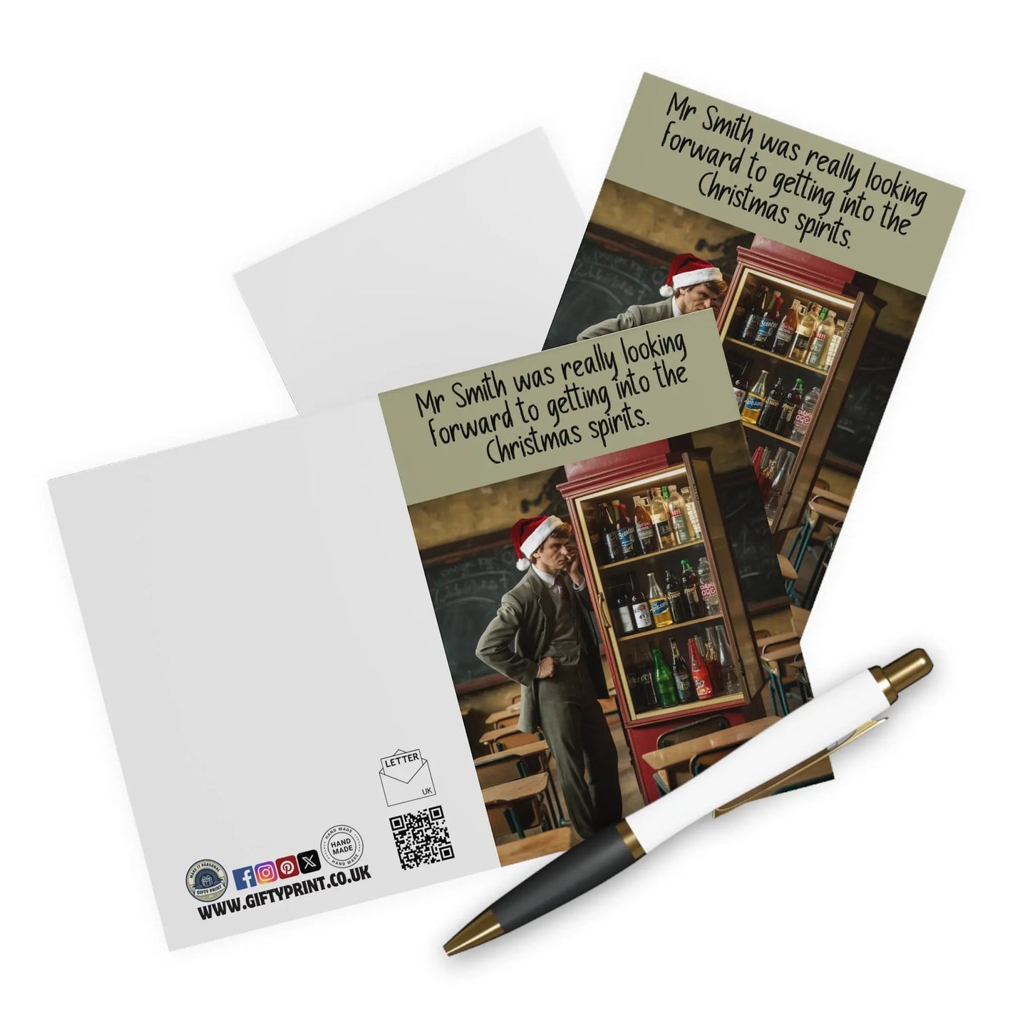 Context Teachers Christmas Card Looking Forward To The Christmas Spirits 