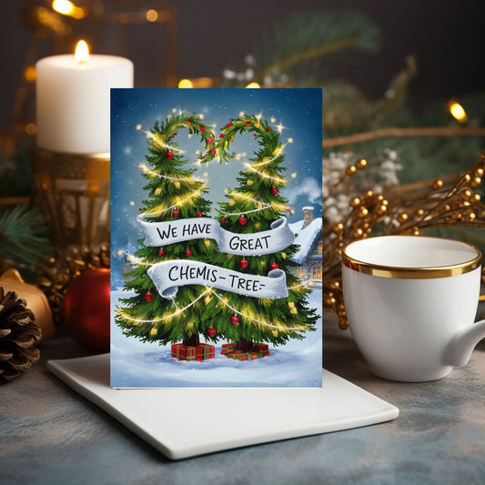 We Have Great Chemis Tree Christmas Card